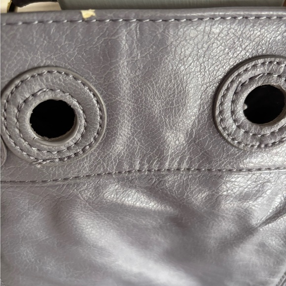 ALDO Mauve Rope Strap Style Soft Handbag with Scarf - Picture 14 of 14